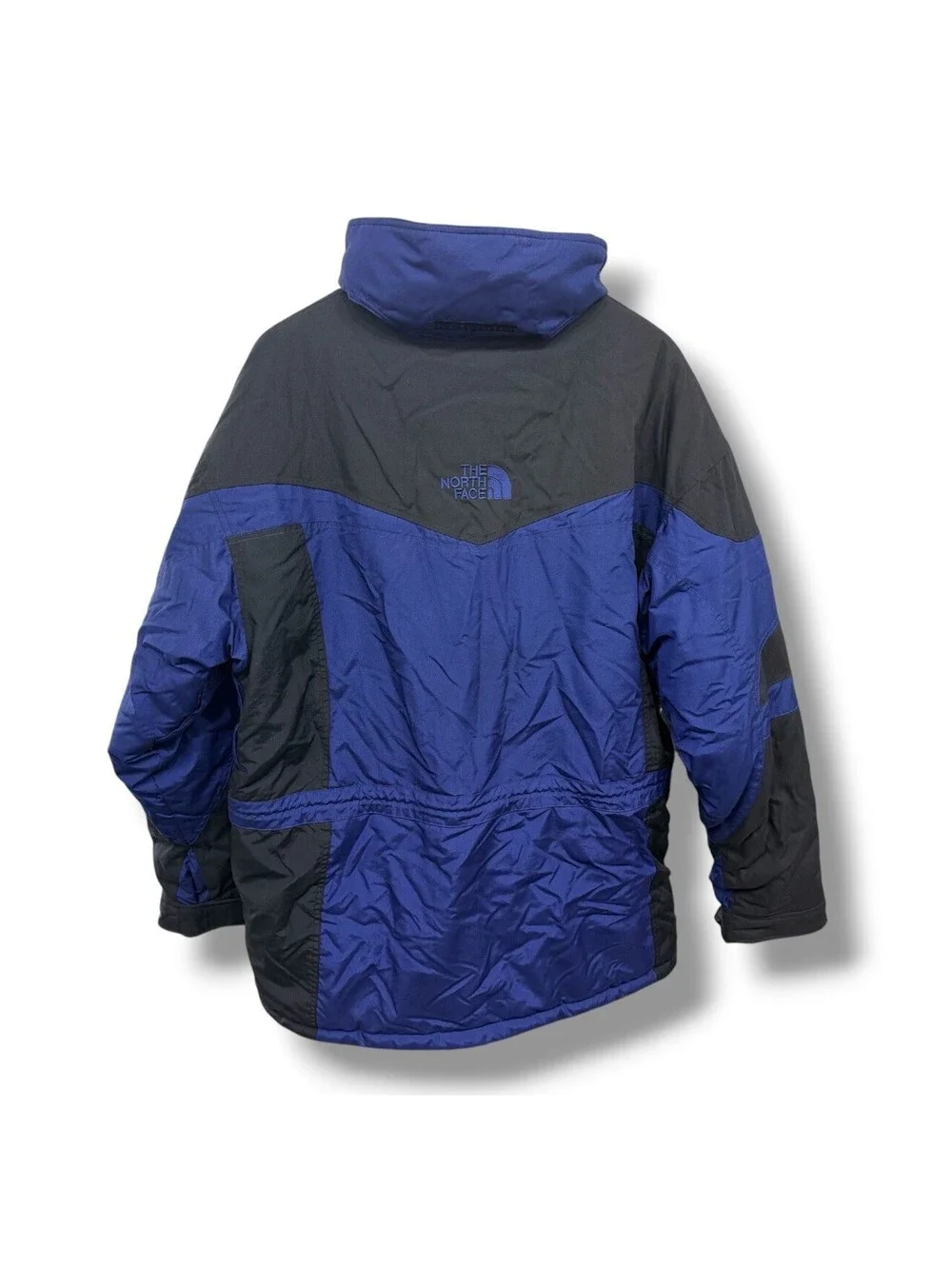 Vintage The North Face Extreme Light Jacket Mens XL Blue Black Hooded Coat